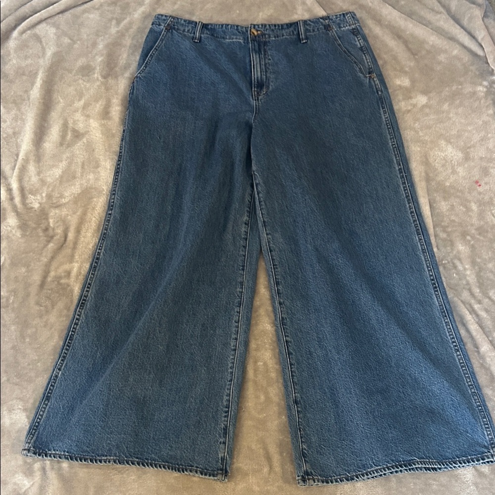 Madewell wide sweep trouser jeans